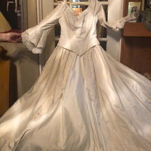 Heavy beautiful princess dress.